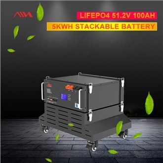 LiFePO 4 51. بطارية 2V 100Ah 5Kwh قابلة للتكديس